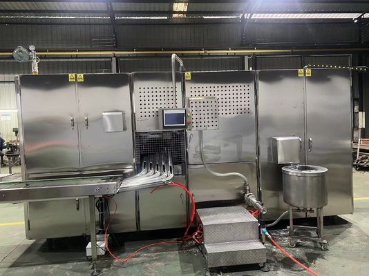 Хорошая цена. 5000 шт/ч Мокрое печенье Конусообрабатывающее устройство Кукурузная конусообрабатывающая машина Экономия места онлайн