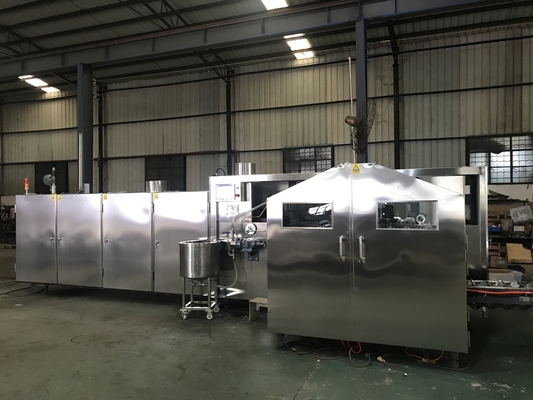 Schneider Electric аксессуары 3800kg Мороженое Конус Производственная линия с 7x2.1x2m Размеры