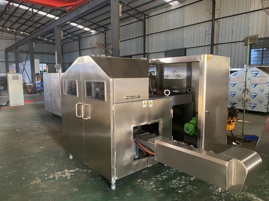 машина конуса мороженого 3200pcs/H 190mm длинная автоматическая для фабрики напитка